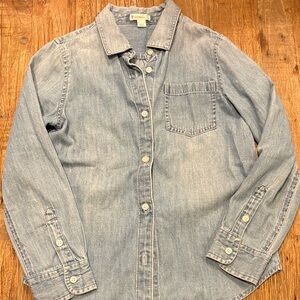 Crewcuts Denim Blue Button Down Shirt